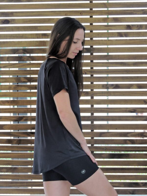Remera deportiva Ana - negro