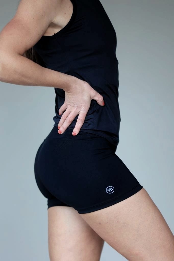 Calza deportiva short de alto impacto Plus - negro - Imagen 5