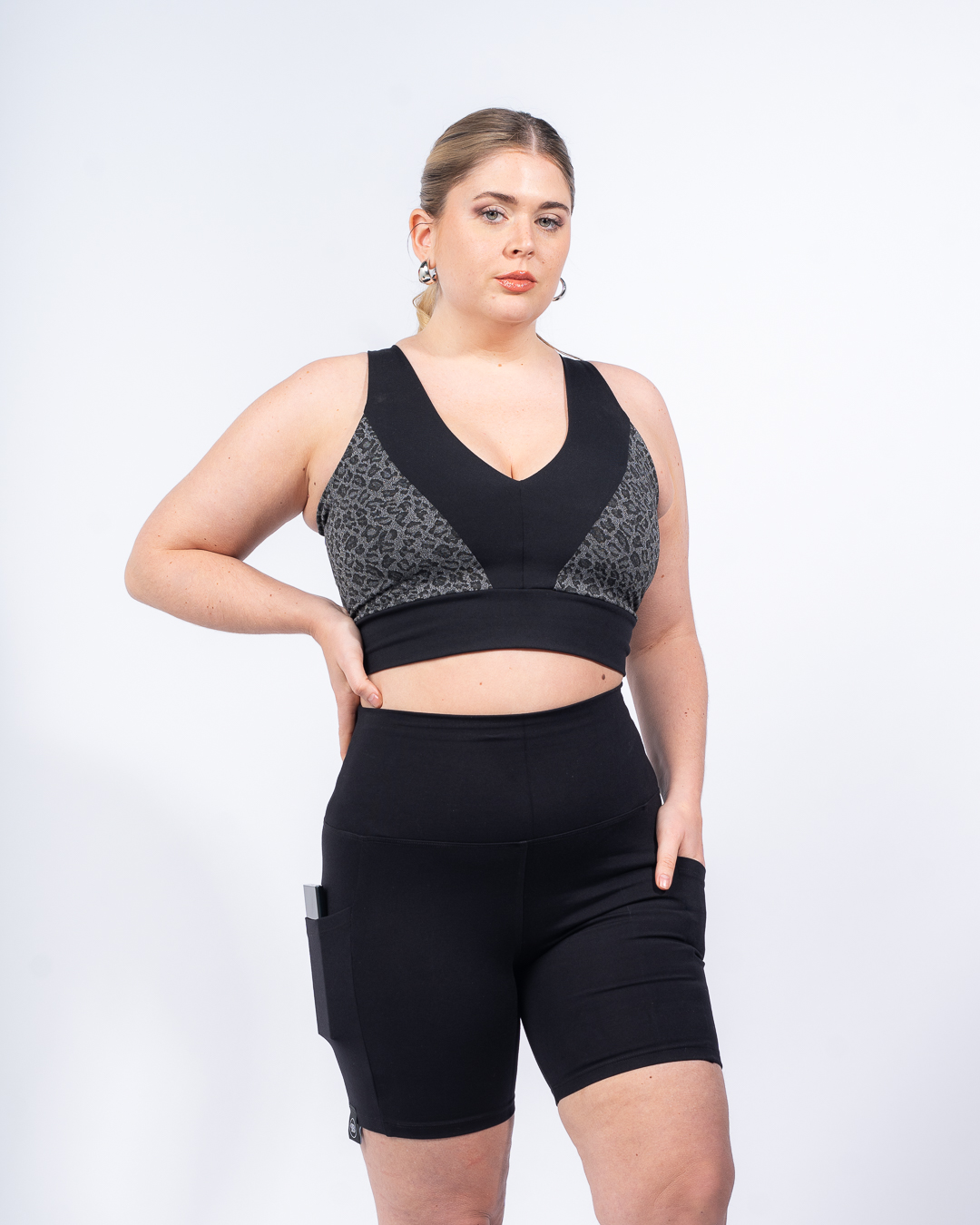 Biker deportiva Cute alto impacto - bolsillos laterales - Imagen 3