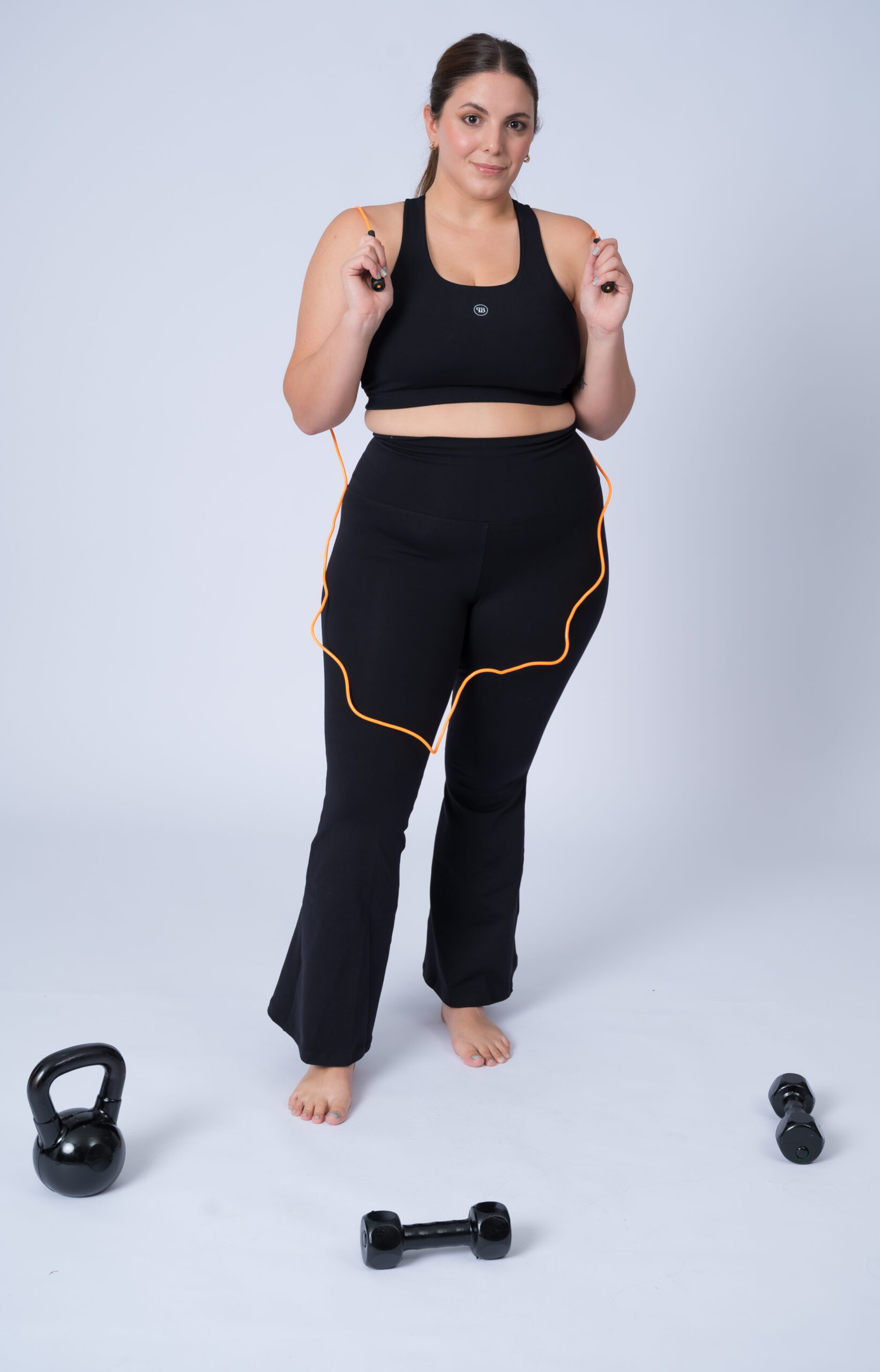 Top deportivo de alto impacto Juana - negro - Imagen 3