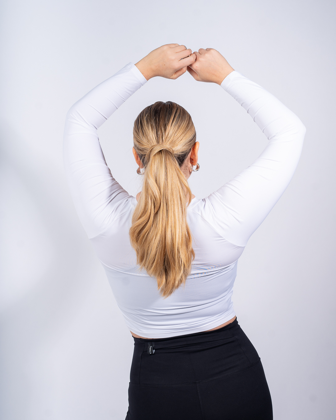 Remera deportiva Crop ECO - blanco - Imagen 4