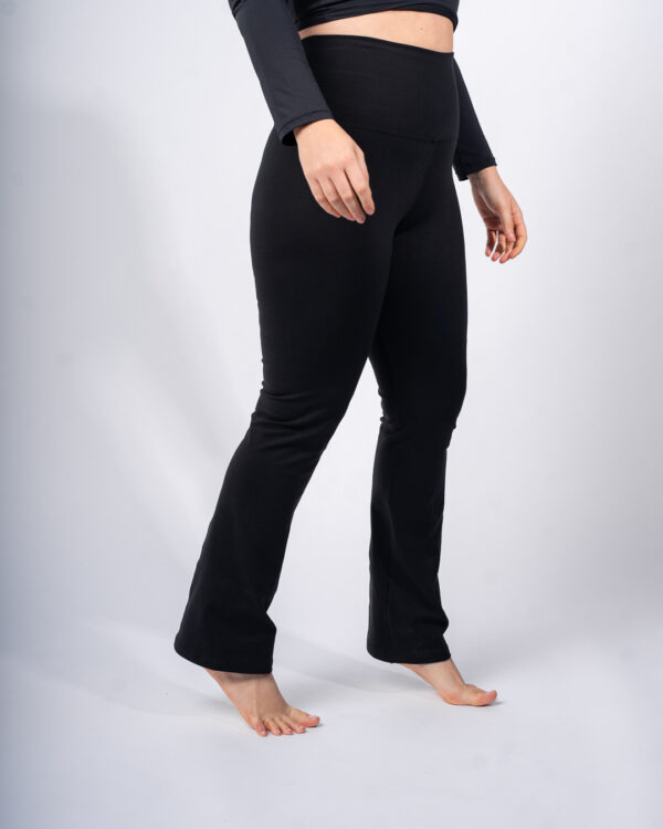 Calza deportiva recta de alto impacto - negro