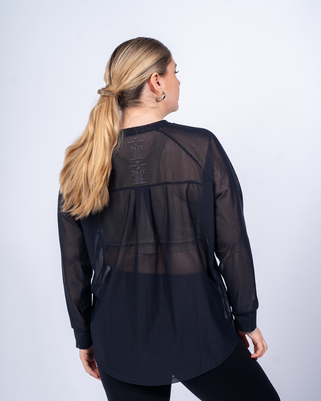 Buzo deportivo Long con transparencias - Mesh - Imagen 3