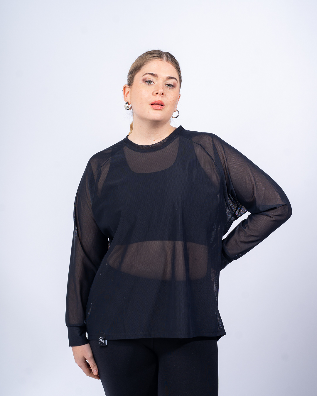 Buzo deportivo Long con transparencias - Mesh