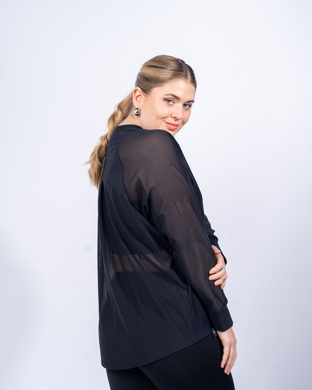 Buzo deportivo Long con transparencias - Mesh - Imagen 4