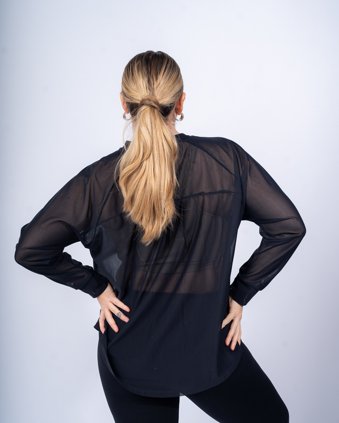 Buzo deportivo Long con transparencias - Mesh - Imagen 2