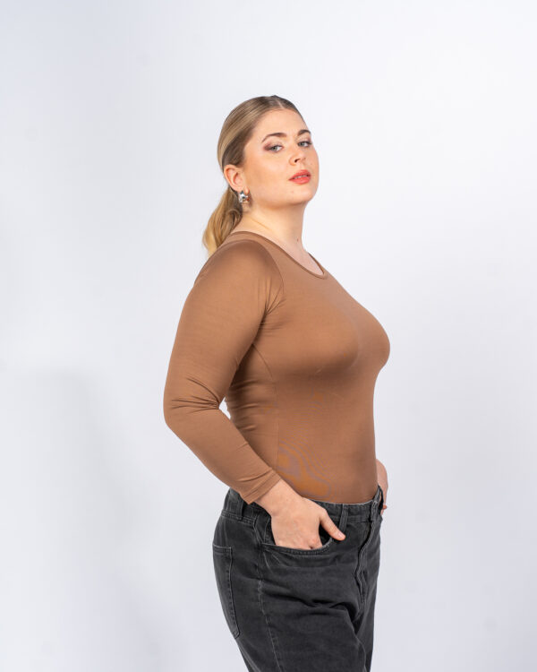Remera térmica Soft Mujer - Marrón