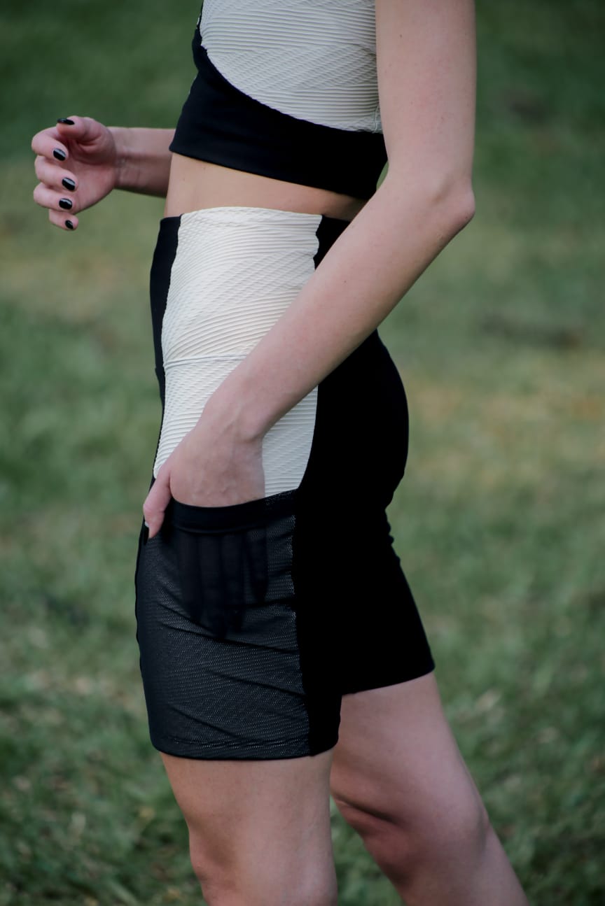 Crop Top Fine de Alto impacto - Natural - Imagen 5