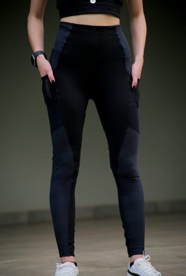 Calza larga Fine de Alto impacto - Negro