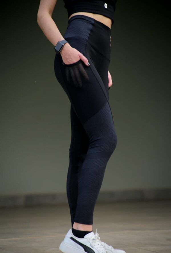 Calza larga Fine de Alto impacto - Negro